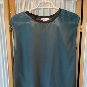 Blue Helmut Lang Tank top